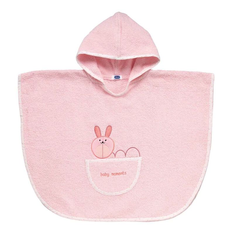 Poncho Funny Rabbit (12m+) (Pink) image number null